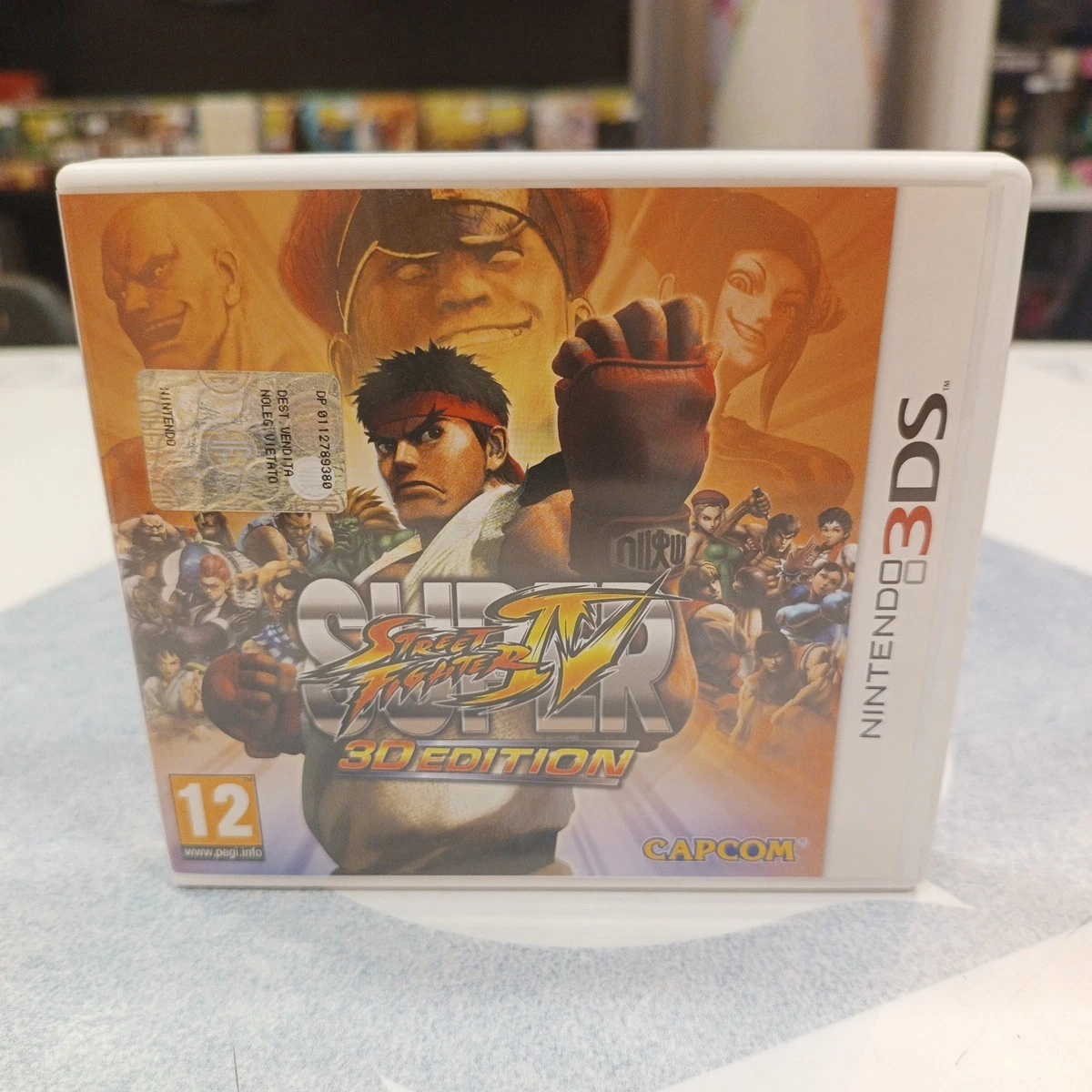 Street Fighter 4 IV 3D Edition 3DS Nintendo Triangolo Blu